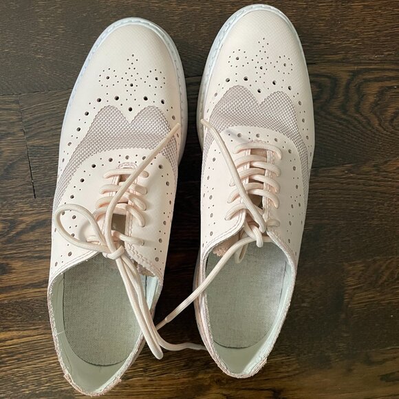 NEW Geox Respira Thymer Womens Pink Oxford Pale Pink Shoes-Sz.7 - Picture 10 of 11